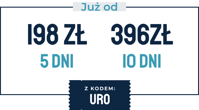 Skorzystaj z kodu: URO